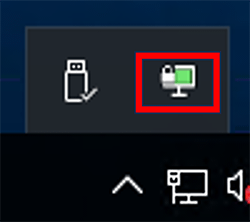 アイコンが緑色に変化